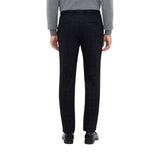 Pantaloni uomo check in lana e cotone