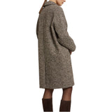 Cappotto donna midi melange