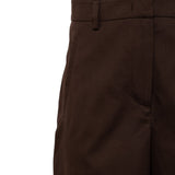 Pantaloni donna dritti in cotone stretch