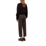 Pantaloni donna barrel fit in bull denim