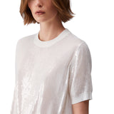 Top donna con paillettes