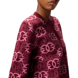 Cardigan donna con logo Love Birds