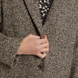 Cappotto donna midi melange