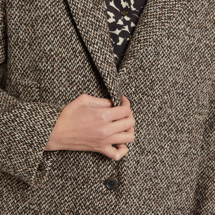 Cappotto donna midi melange