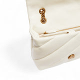 Borsa a tracolla media Love Bag Puff in nappa trapuntata con catena