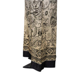 Pantaloni donna in stampa cachemire degradè