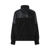 Giacca donna nera con coulisse regolabile