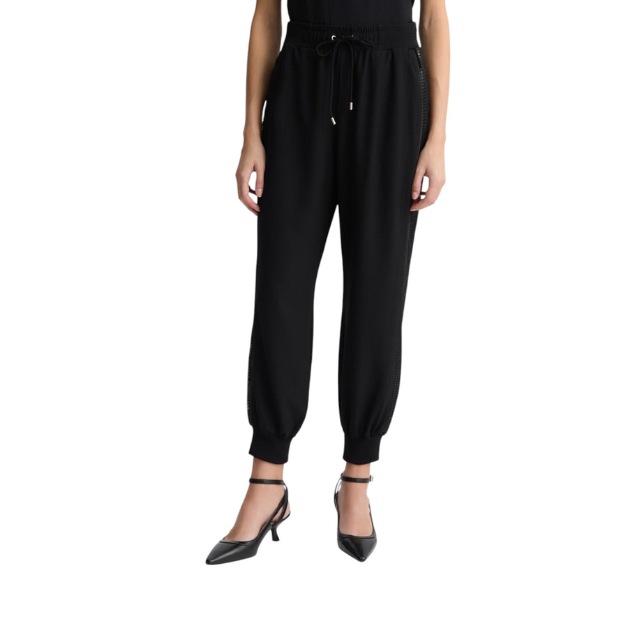Pantaloni donna jogging con paillettes