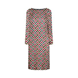 Abito donna dalla stampa geometrica