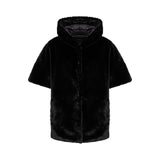 Cappa donna reversibile in faux fur