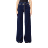 Jeans donna Liu Jo a zampa con cintura gioiello