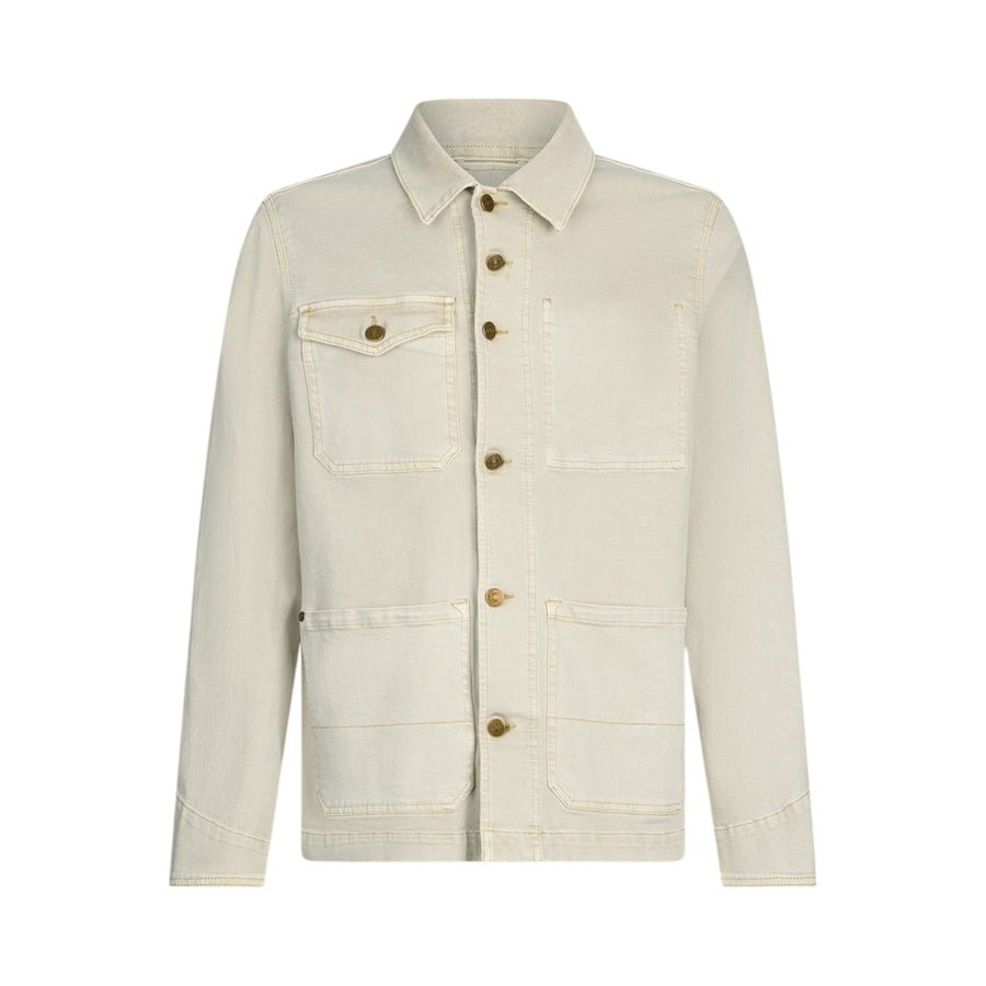 Field jacket uomo in denim