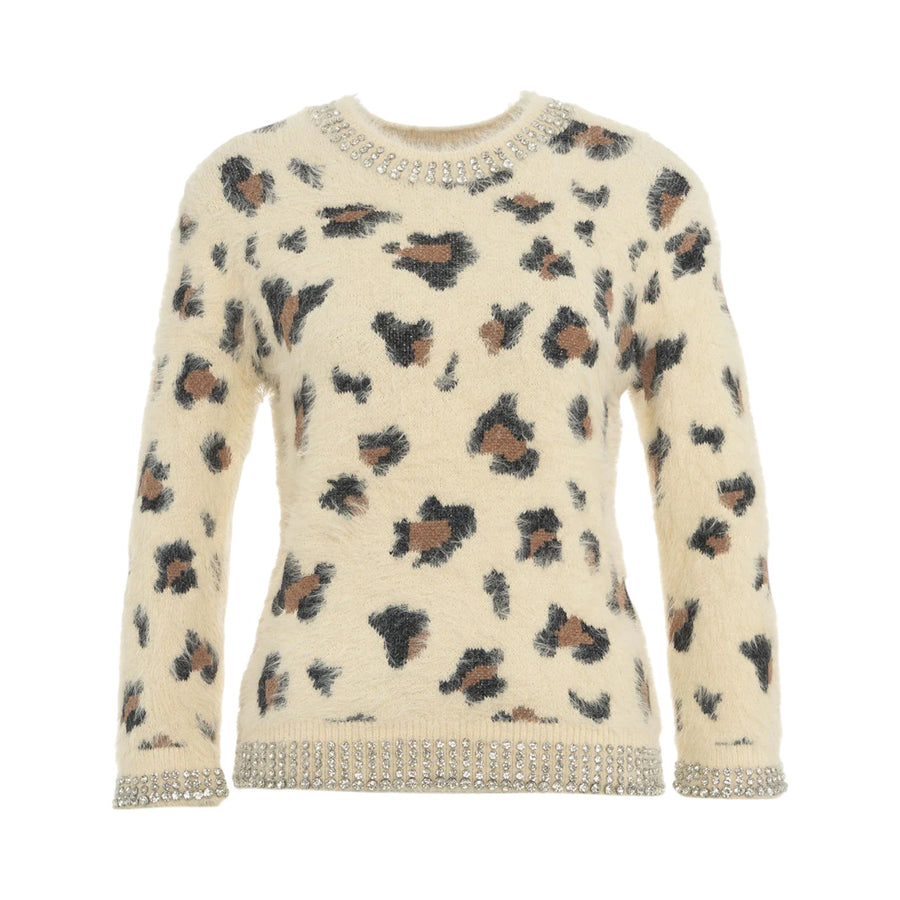 Maglione donna animalier