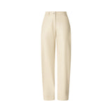 Pantaloni donna balloon effetto pelle soft touch