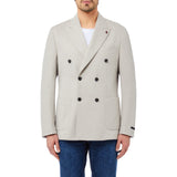 Giacca uomo in tessuto navetta