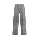 Pantaloni donna flare con stampa