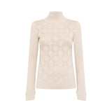 Maglia donna fitted con strass