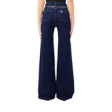 Jeans donna Liu Jo a zampa con cintura gioiello