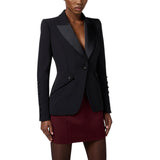 Giacca donna in crêpe leggero