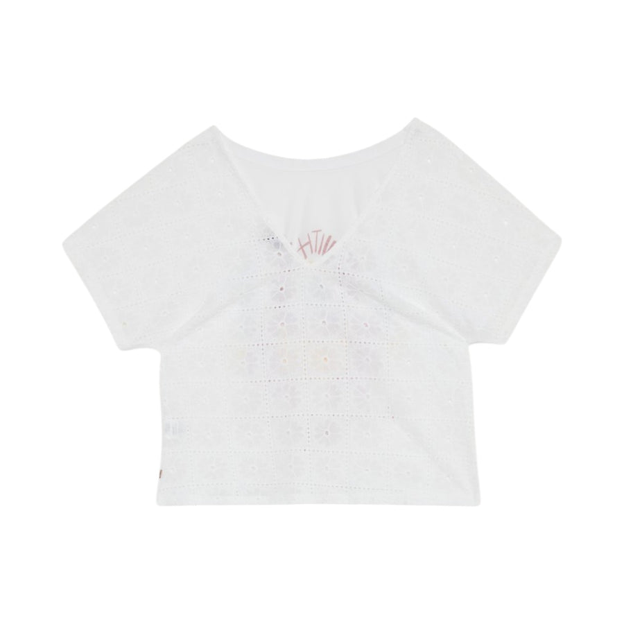 T-shirt donna a maniche corte con stampa