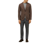 K-Jacket uomo in lana tinta in capo