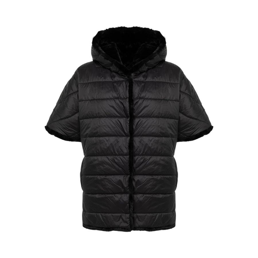 Cappa donna reversibile in faux fur