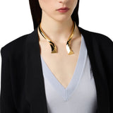 Collana donna con logo in rilievo