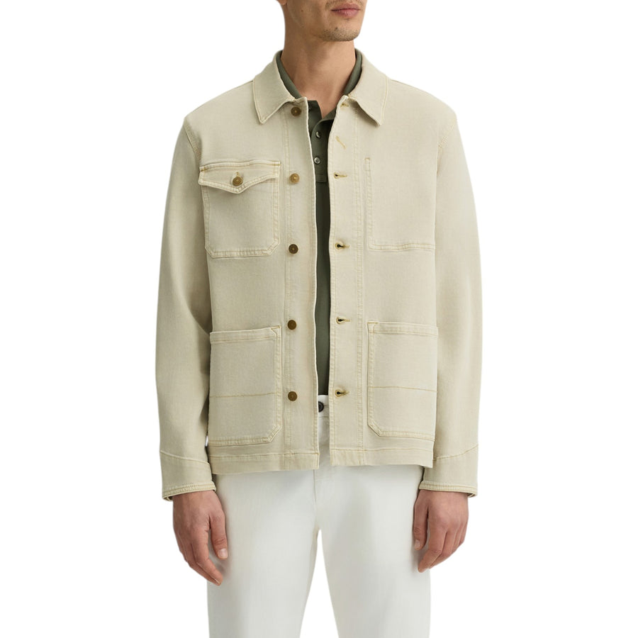 Field jacket uomo in denim