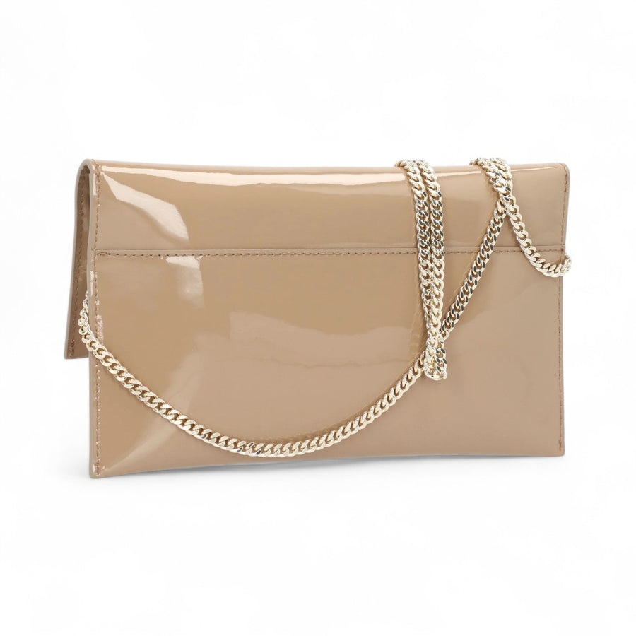 Pochette donna Fly in vernice con catena