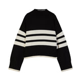 Maglione donna a righe
