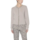 Cardigan donna di lana ricamato