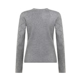 Cardigan donna e top con strass