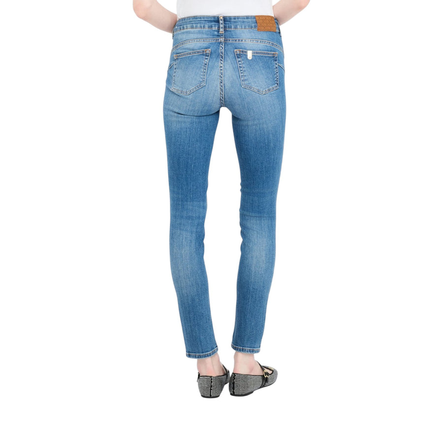 Jeans donna skinny a vita alta
