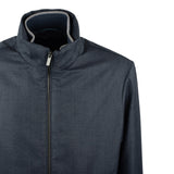 Giubbotto uomo in lana vergine misto seta