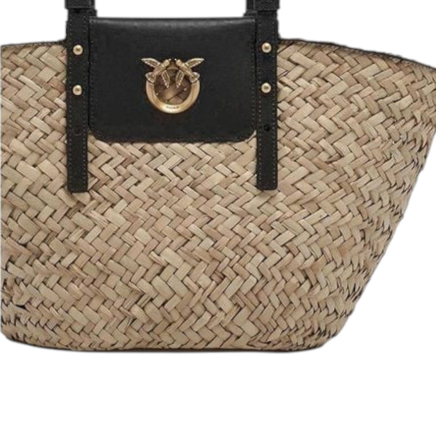 Borsa donna tote in rafia