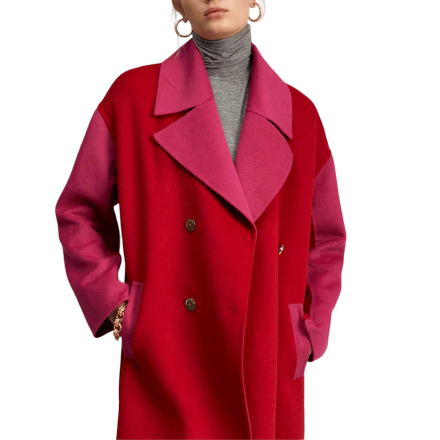 Cappotto donna doppiopetto