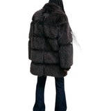 Giubbotto donna fluffy midi