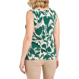 Top donna in jersey stampato