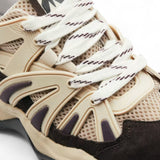 Sneaker donna running in pelle