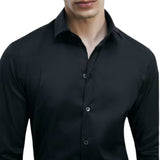 Camicia uomo slim fit "ESSENTIAL" in popeline