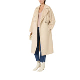 Cappotto donna doppiopetto in lana