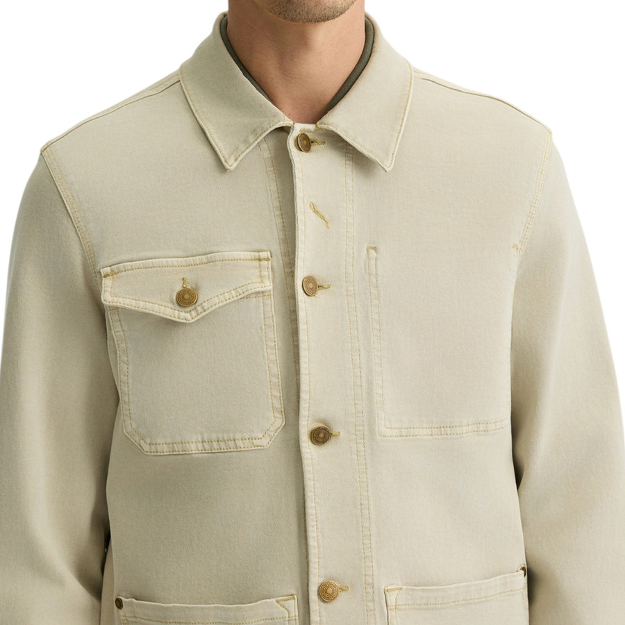 Field jacket uomo in denim