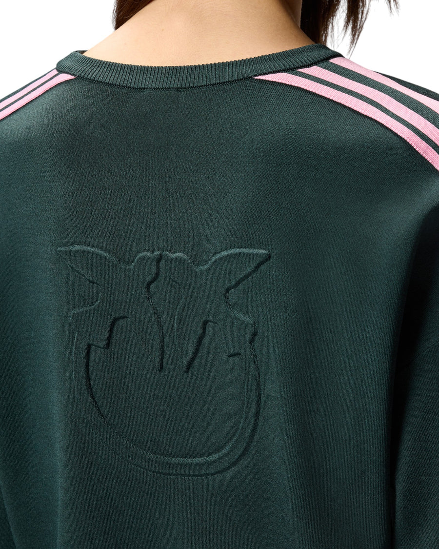 Felpa donna sporty con logo Love Birds