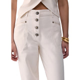 Pantaloni donna baggy a vita bassa