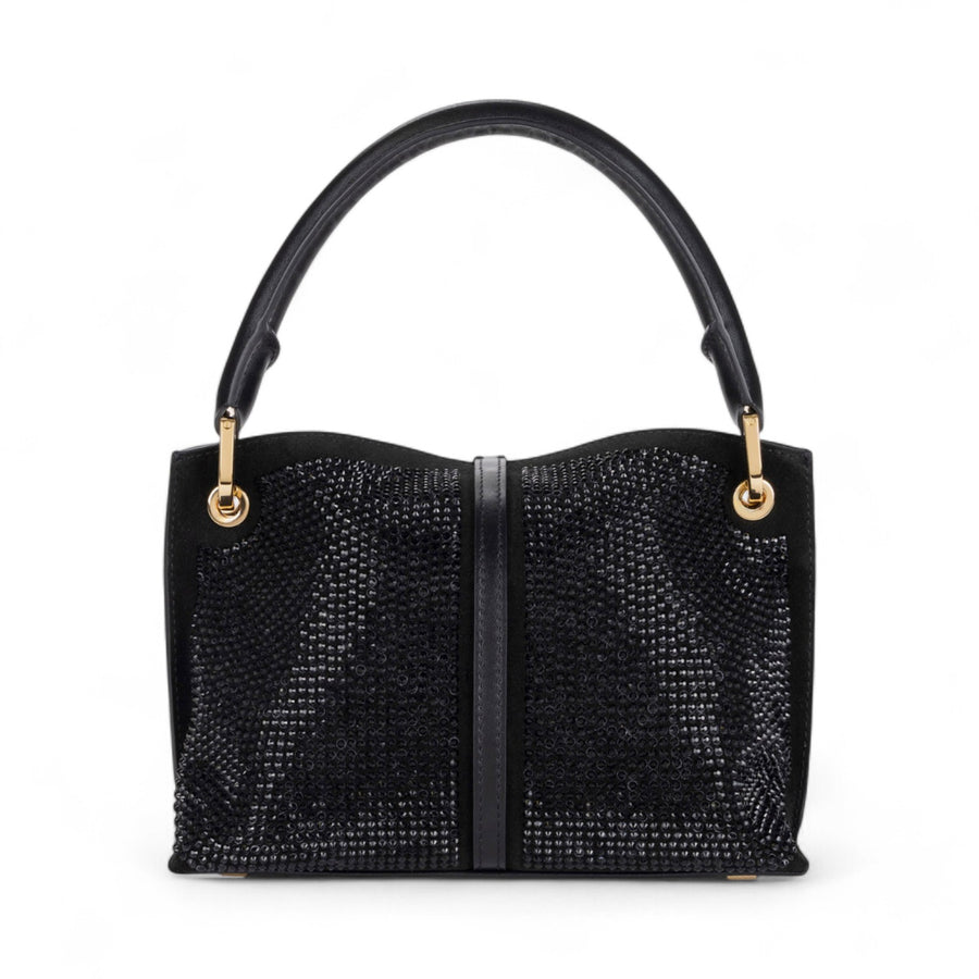 Borsa donna a mano Boulevard piccola con strass