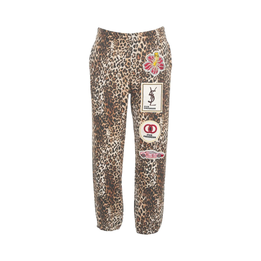 Pantaloni donna macula patch fake