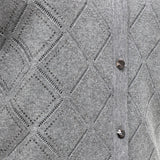 Cardigan donna e top con strass