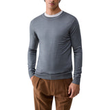 Maglia uomo stonewash in lana merino