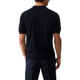 Polo uomo in cotone e seta