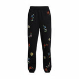 Pantaloni in felpa con applicazioni